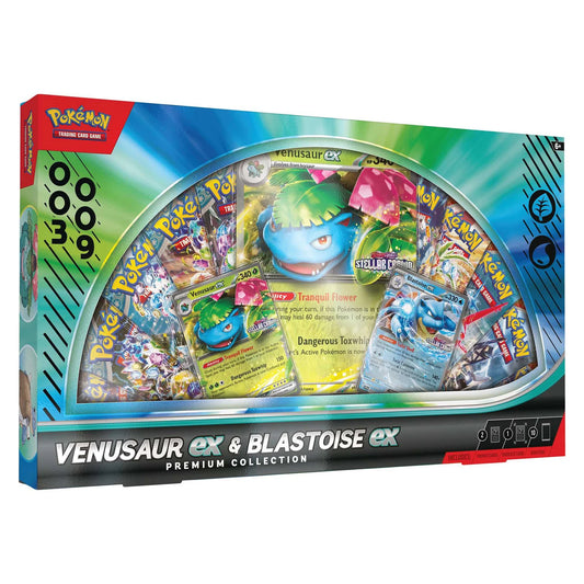 Pokemon Venusaur ex and Blastoise ex Premium Collection Box