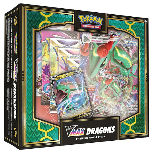 Pokemon VMAX Dragons Premium Collection Box Rayquaza