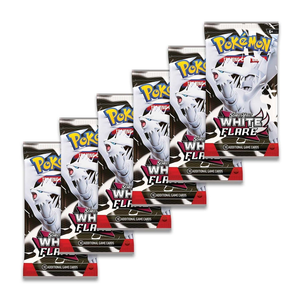 Pokemon 6 White Flare Booster Packs