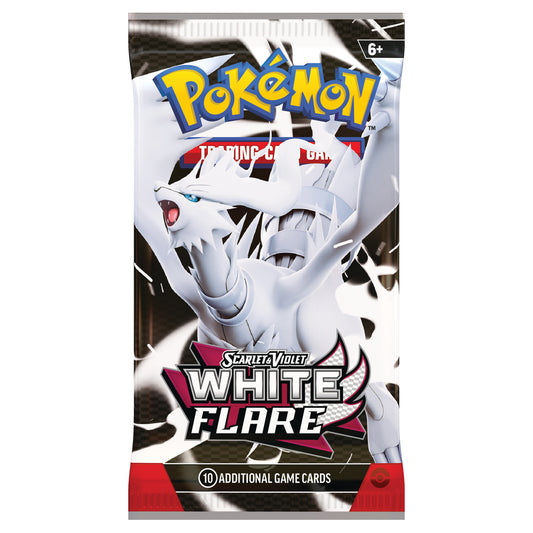 Pokemon White Flare Booster Pack Reshiram Art