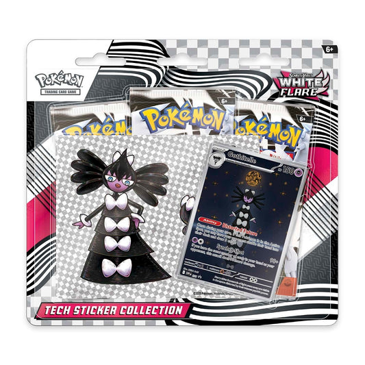 Pokemon White Flare Gothitelle Promo Tech Sticker Collection Blister