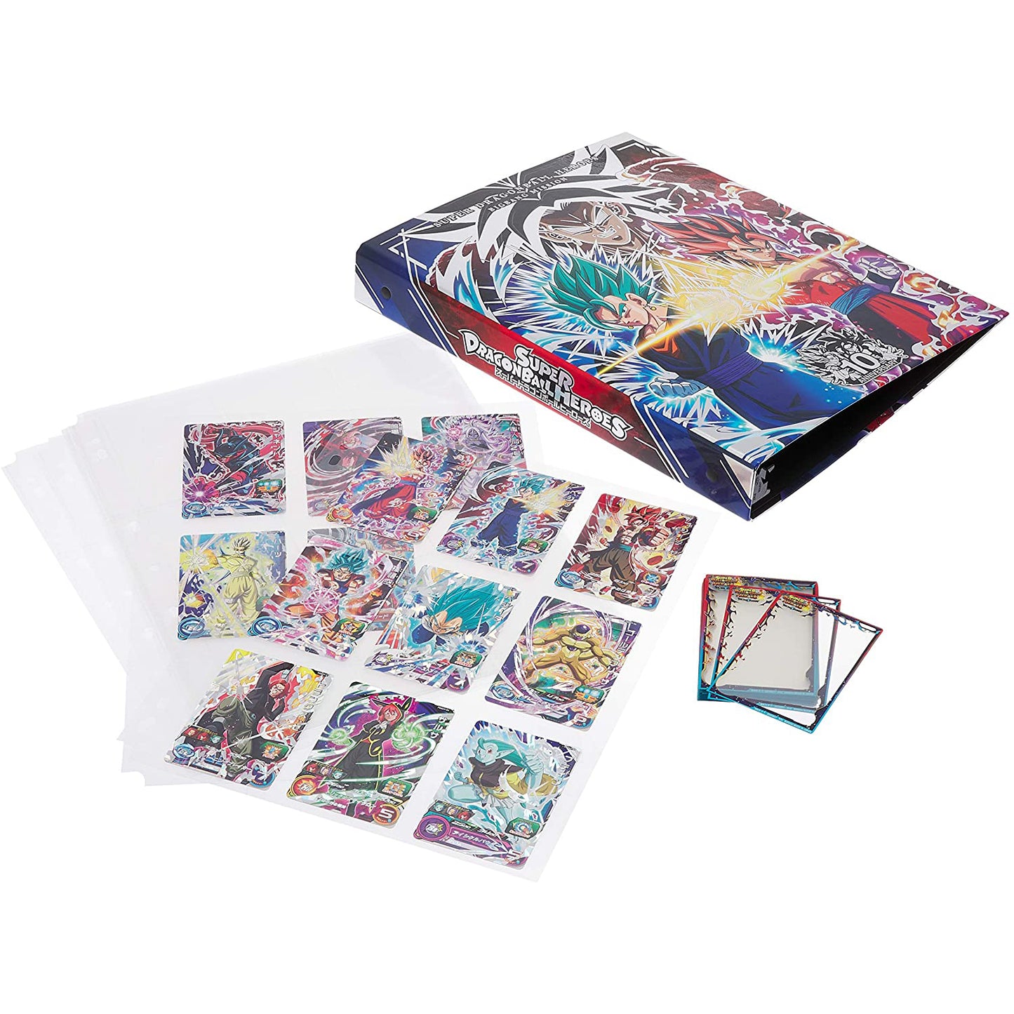 Super Dragon Ball Heroes Japanese 10th Anniversary Big Bang 9-Pocket Binder Set