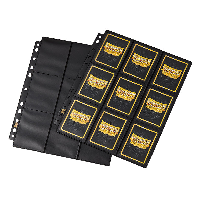 Dragon Shield 18-Pocket Binder Pages Non-Glare Sideloading