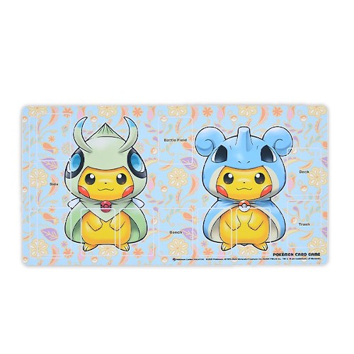 Pokemon Center Singapore Playmat 1st Year Anniversary Pikachu Poncho