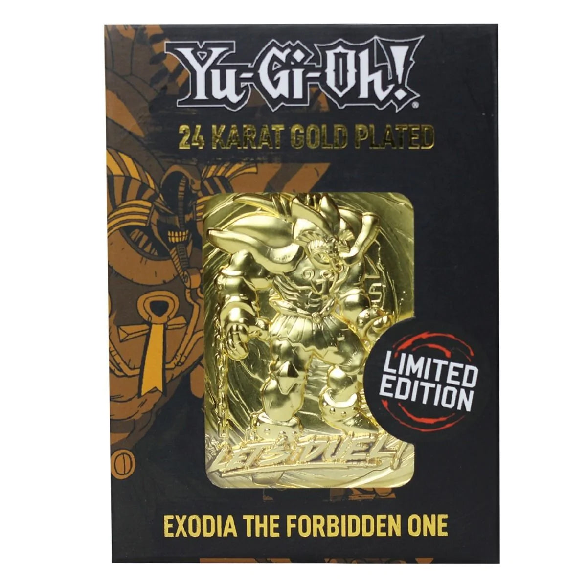 24 Karat Gold Exodia Collectable Card Presentation Box