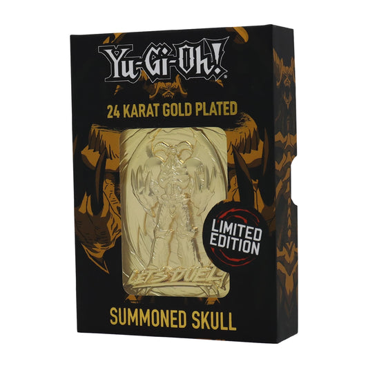 YuGiOh 24k Gold Plated Summoned Skull