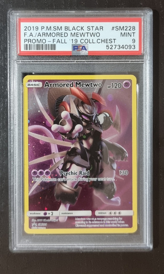Pokemon Armored Mewtwo - PSA 9 - 2019 Collector Chest