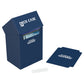 Ultimate Guard 80+ Dark Blue Deck Box with label and divider