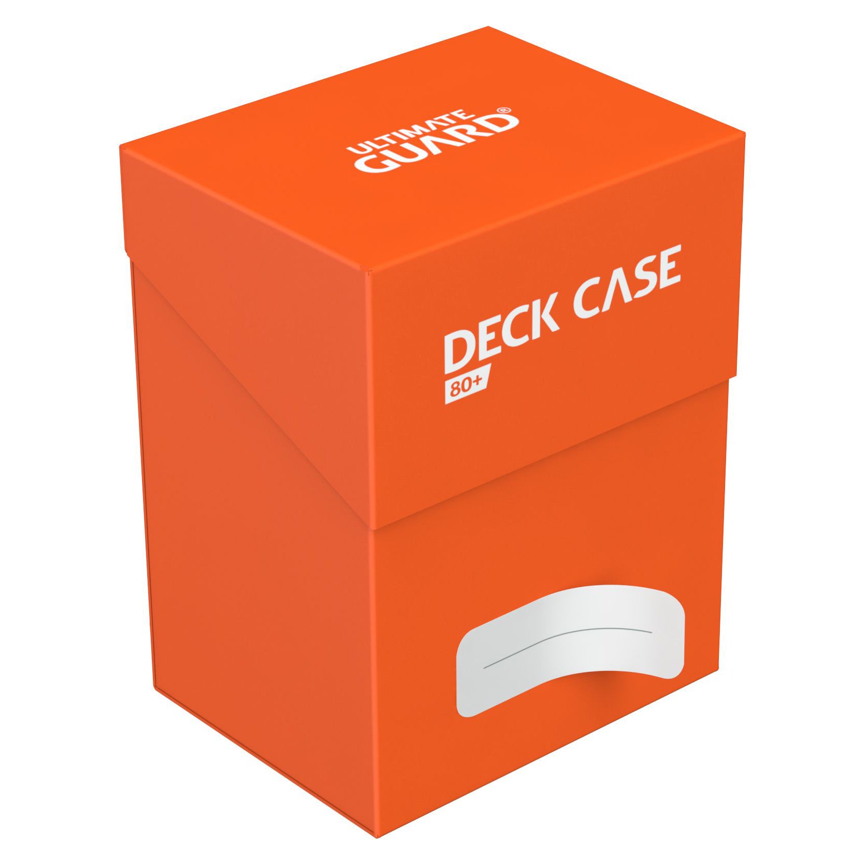 Ultimate Guard 80+ Deck Case holds 80 double-sleeved or 100 single-sleeved standard sized cards