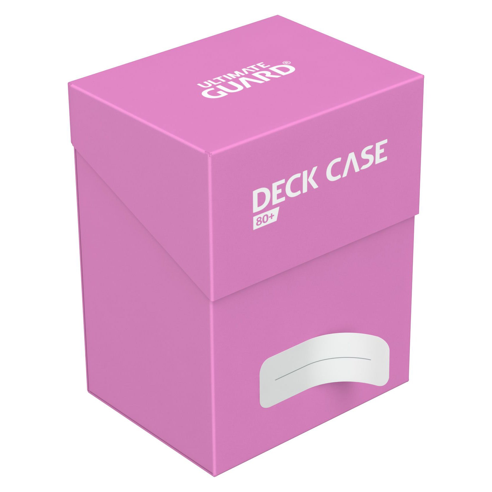 Ultimate Guard 80+ Deck Case holds 80 double-sleeved or 100 single-sleeved standard sized cards
