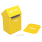Ultimate Guard 80+ Yellow Deck Box with label and divider