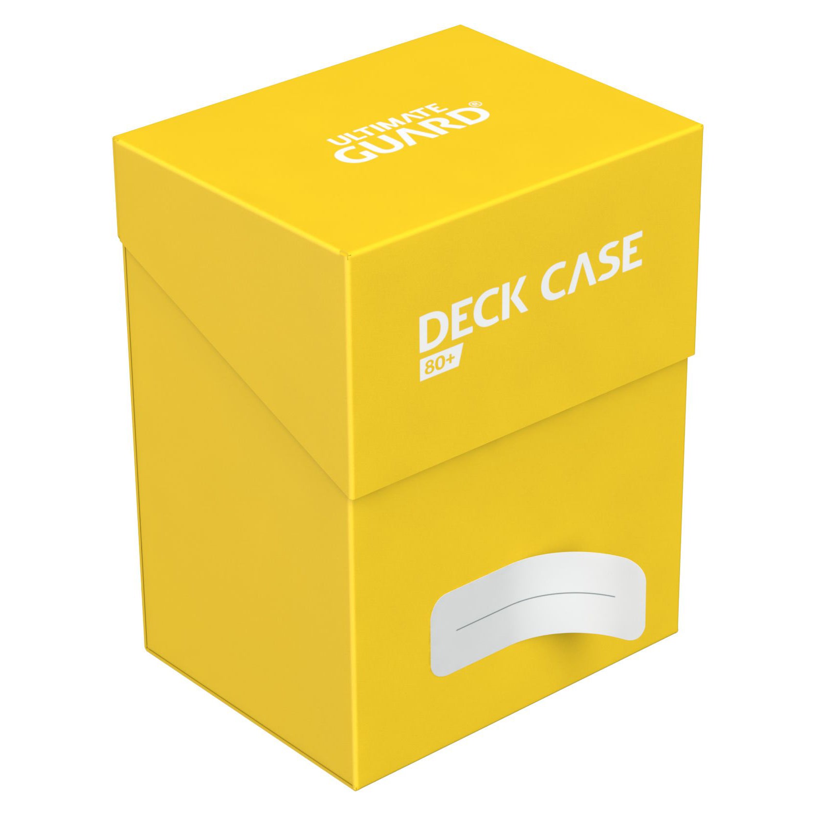 Ultimate Guard 80+ Deck Case holds 80 double-sleeved or 100 single-sleeved standard sized cards