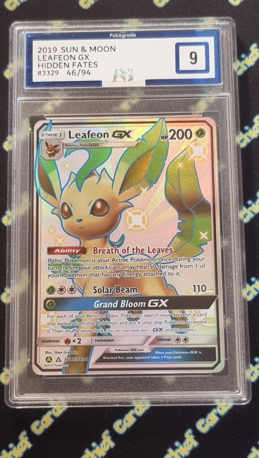 Pokemon Leafeon GX - PG 9 - Hidden Fates