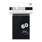 Ultra Pro PRO-Gloss Black Small Deck Protectors Pack of 60
