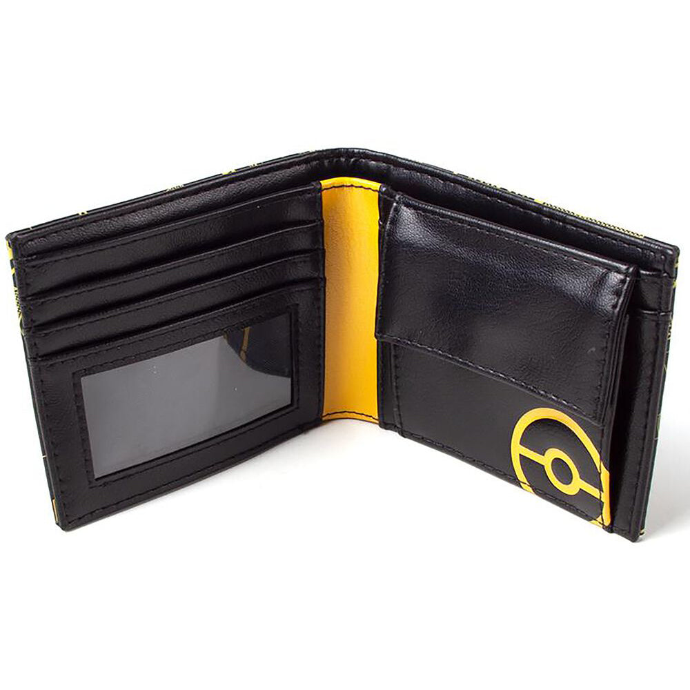 Pokemon Pikachu Bi-fold Wallet with Coin Pocket