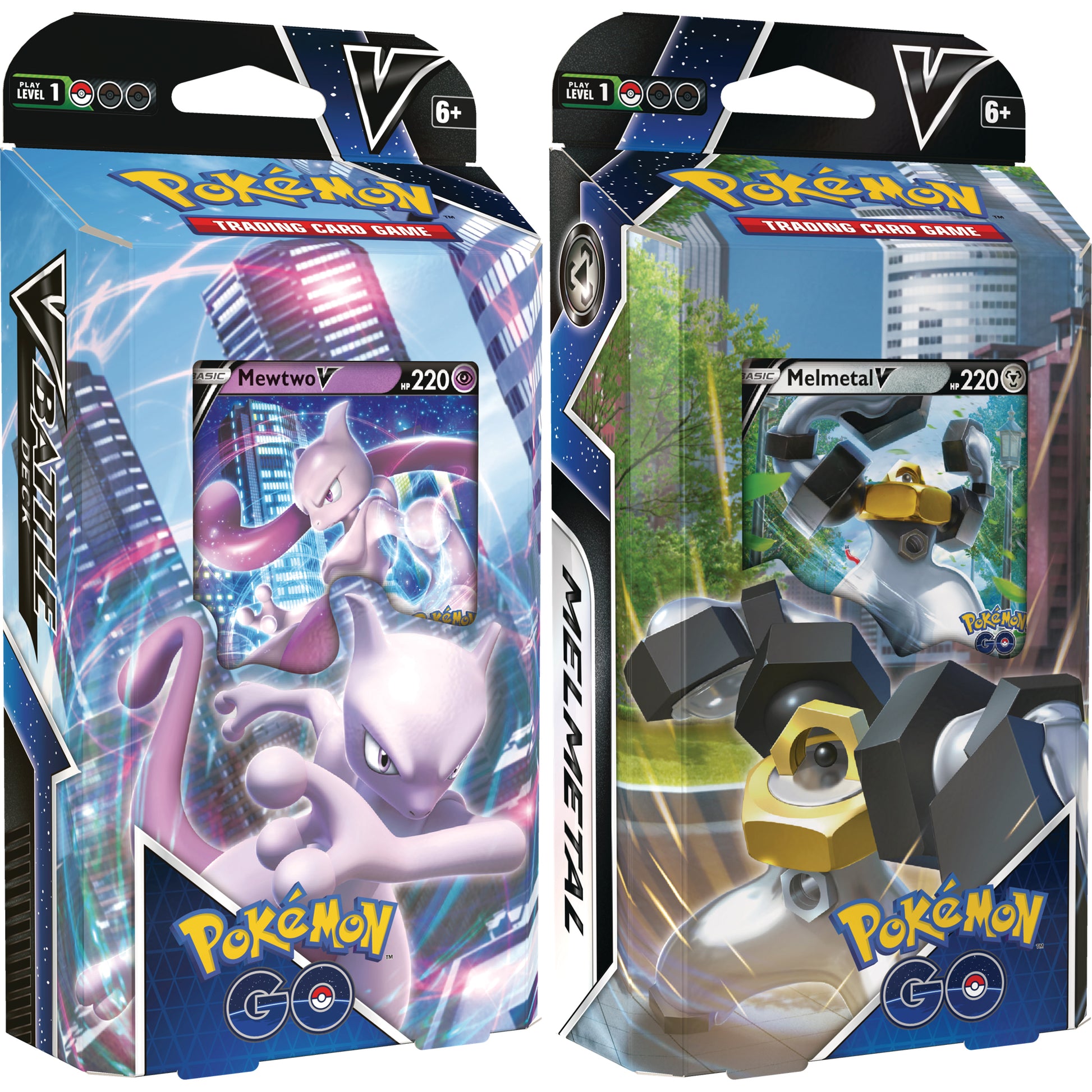 Pokémon TCG Pokémon GO Mewtwo V Battle Deck (60 Cards, Ready to Play) 