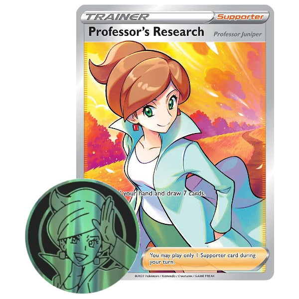 Pokemon Professor Juniper Promo Card and Coin