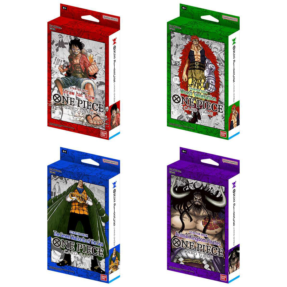 One Piece Card Game ST0104 Starter Deck Set Chief Cards