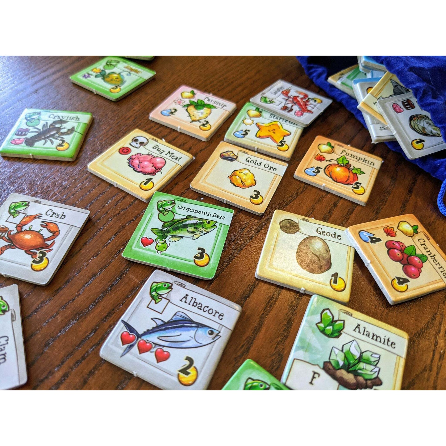 Stardew Valley Board Game Tile Cards