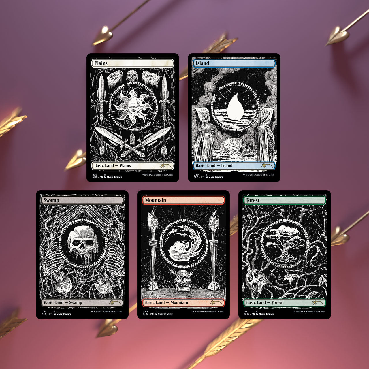 MTG The Unfathomable Crushing Brutality of Basic Lands Secret Lair Cards