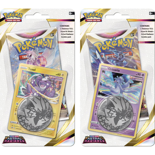 Pokemon Astral Radiance Checklane Blister Pair