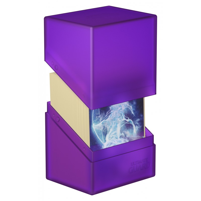 Boulder 80+ Amethyst holds 100 single-sleeved cards