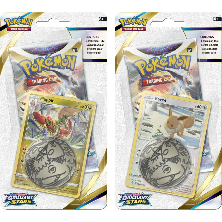 Pokemon Brilliant Stars Checklane Blister Pack Pair