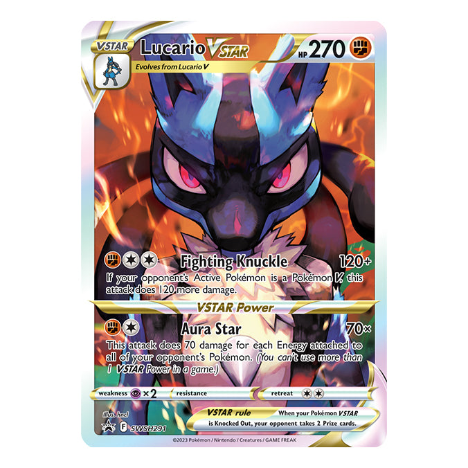 Lucario VSTAR promo card SWSH293