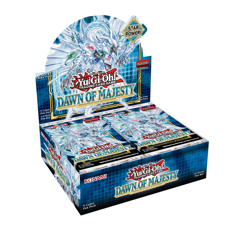 YuGiOh Dawn of Majesty booster box 1st edition