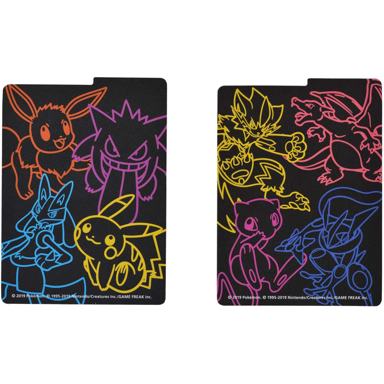 Pokemon Center Japan Deck Case Neon Color Dividers