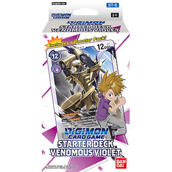 Digimon Starter Deck Venomous Violet ST-6 Matt English