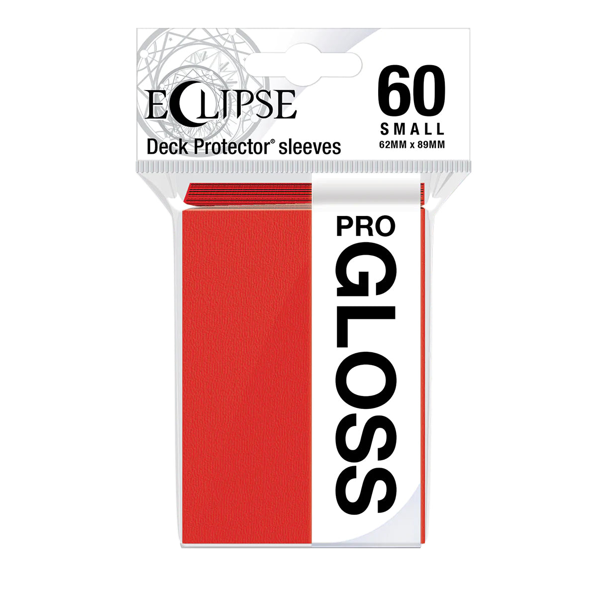 Ultra Pro Eclipse PRO Gloss Red Small Deck Protectors Pack of 60
