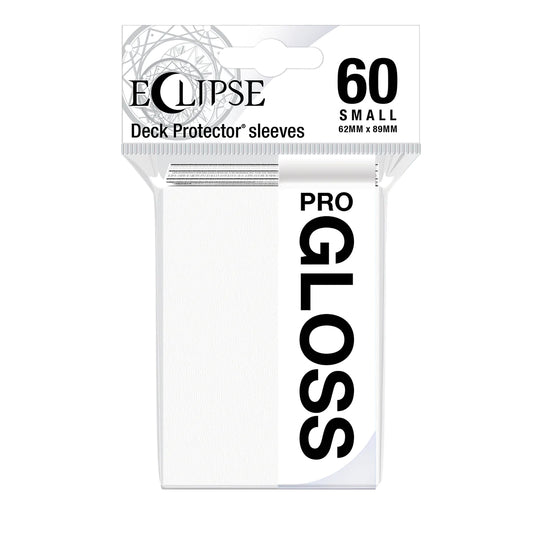 Ultra Pro Eclipse PRO Gloss White Small Deck Protectors Pack of 60