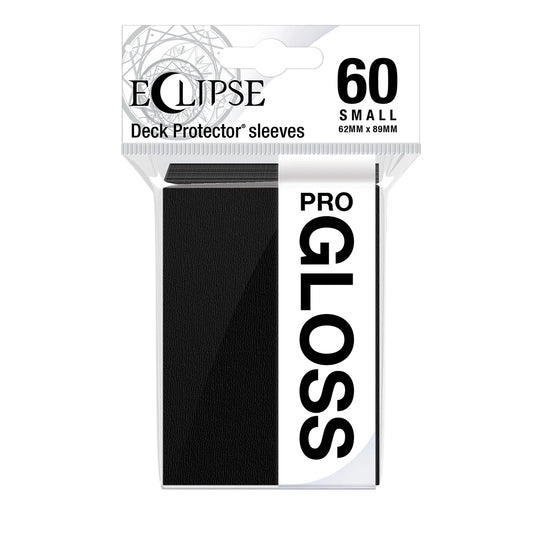 Ultra Pro Eclipse PRO Gloss Black Small Deck Protectors Pack of 60