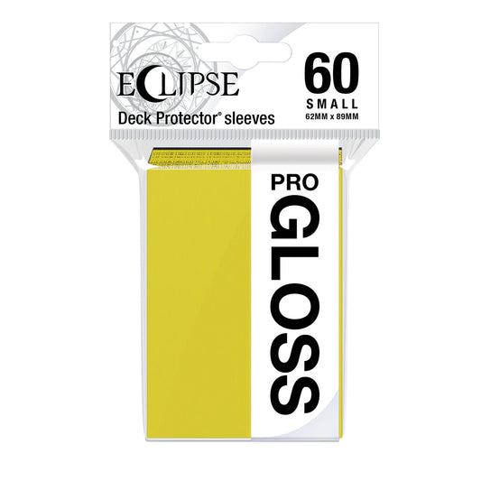 Ultra Pro Eclipse PRO Gloss Yellow Small Deck Protectors Pack of 60
