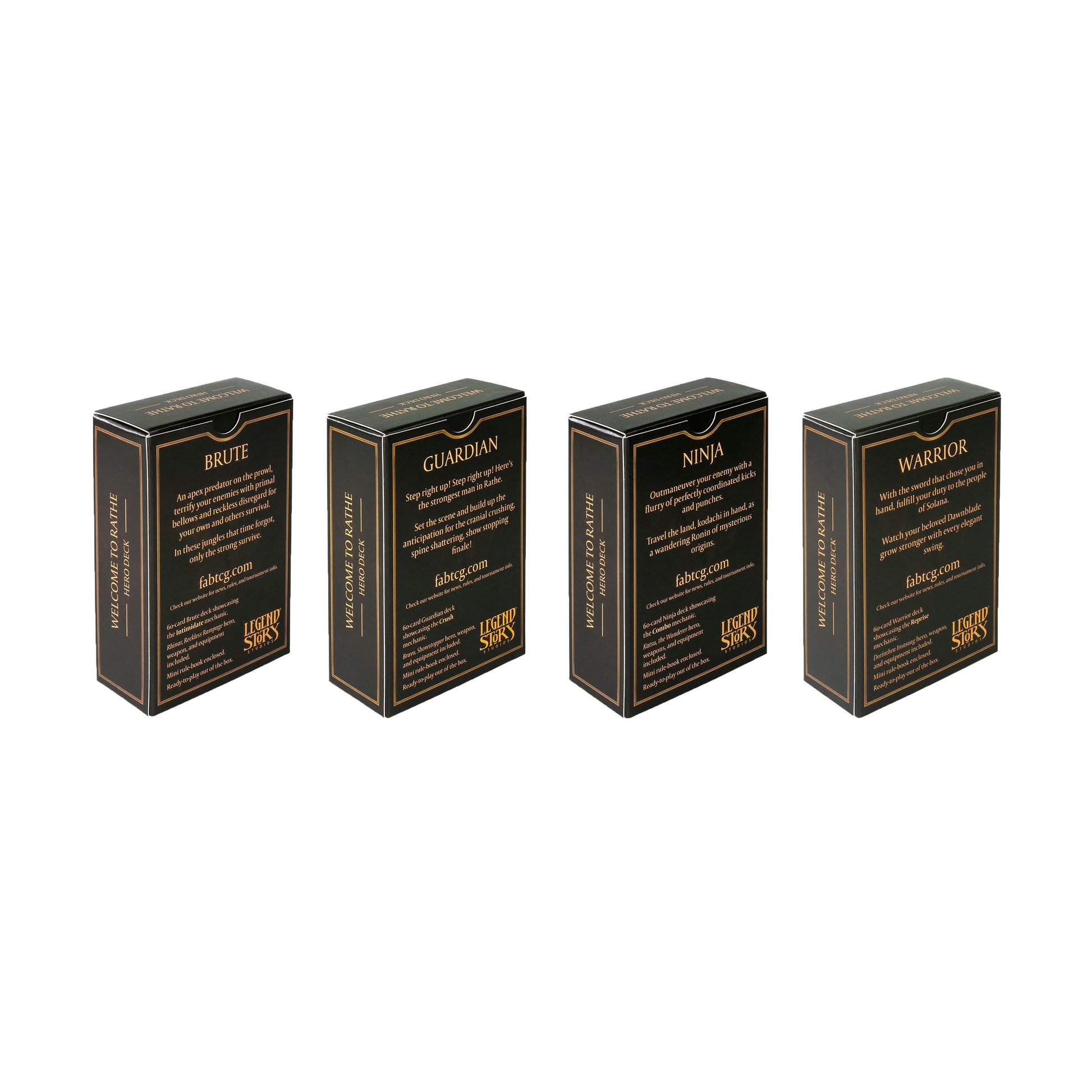FaB WTR Hero Deck Set Back