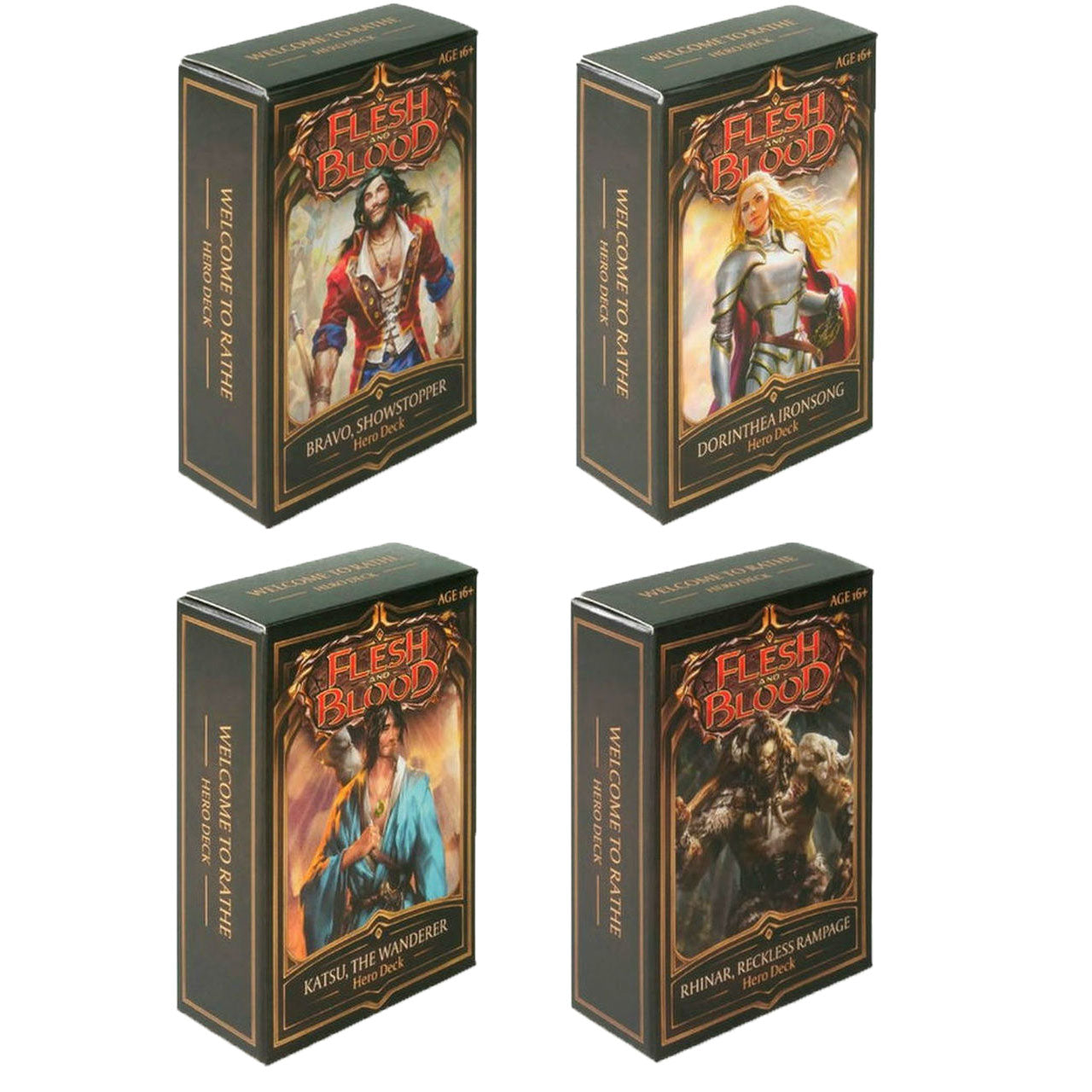 Flesh and Blood Welcome to Rathe Hero Deck Set