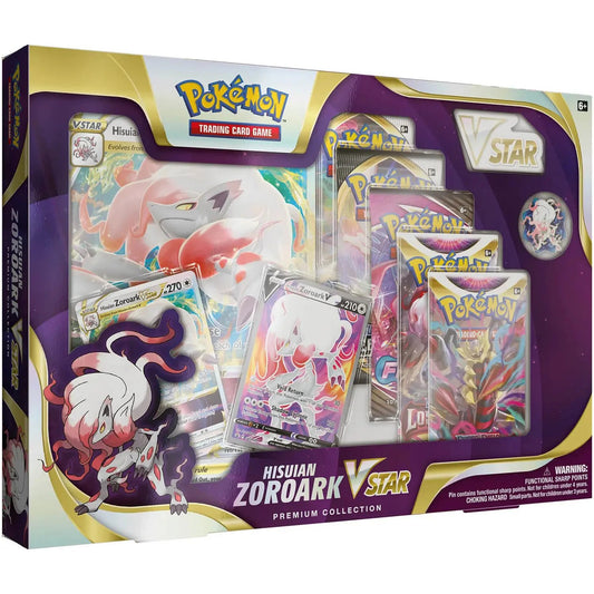 Pokemon Hisuian Zoroak VSTAR Premium Collection Box