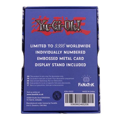 Yu-Gi-Oh! Metal Limited Edition BEWD back