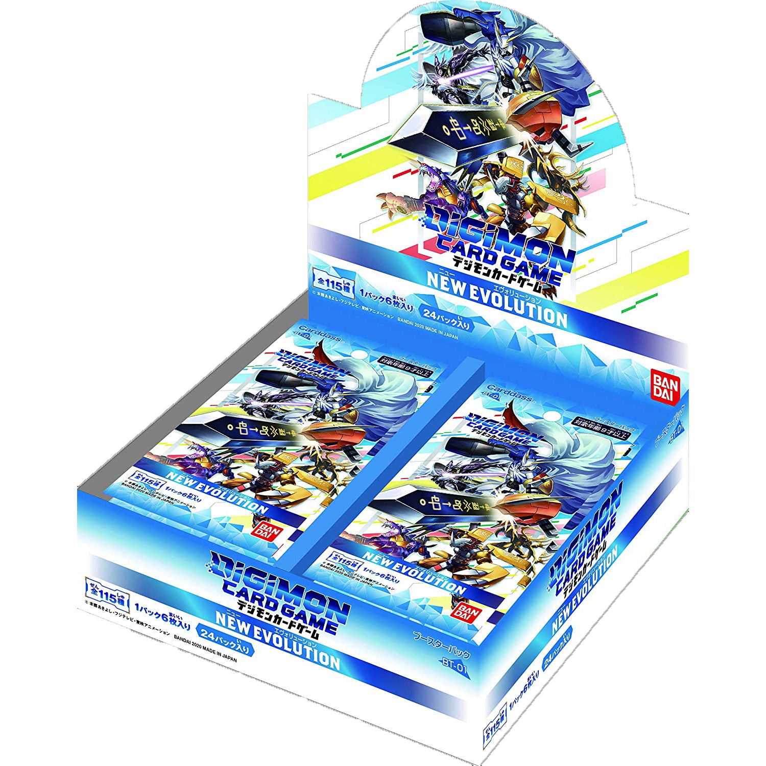 Japanese Digimon BT-01 New Evolution Booster Box