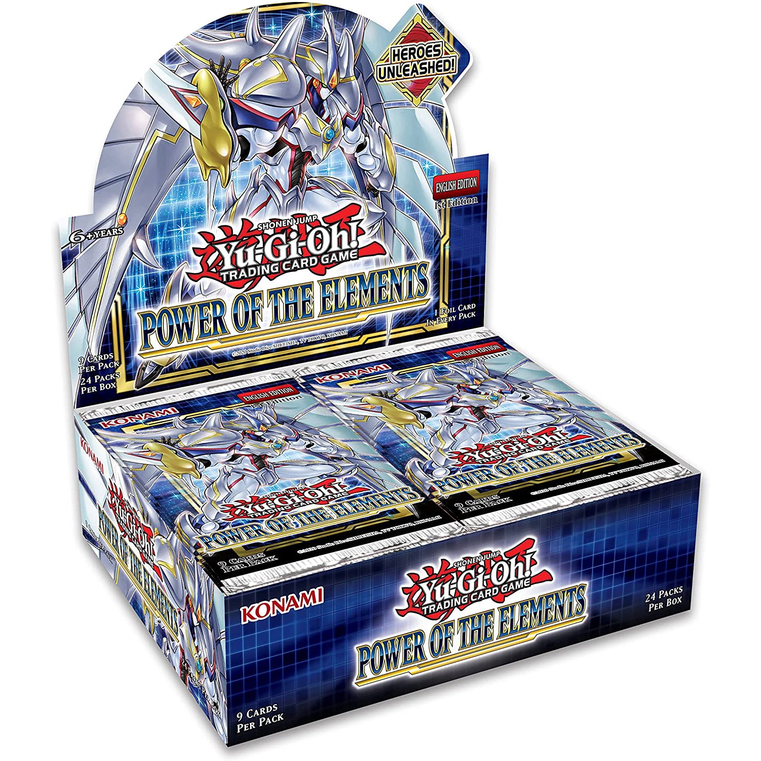 YuGiOh Power of the Elements booster box 1st edition