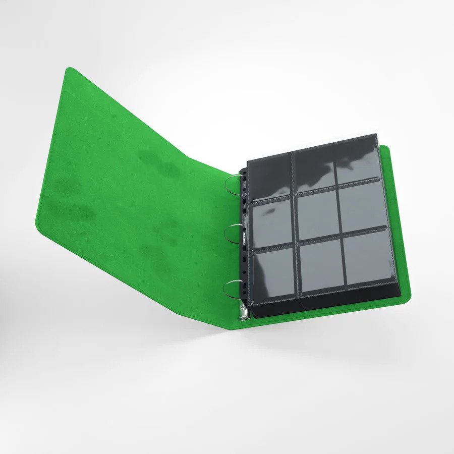 Gamegenic Green Ring Binder for 9-pocket pages