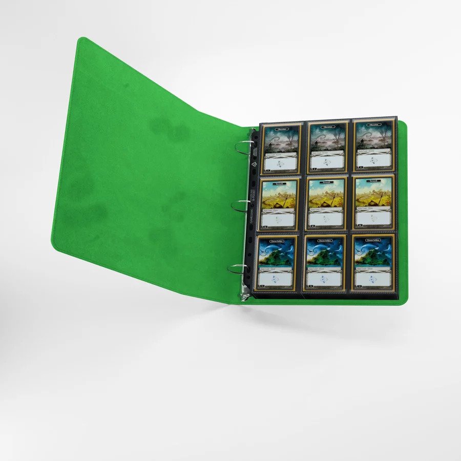 Gamegenic Green Ring Binder for 18-pocket pages