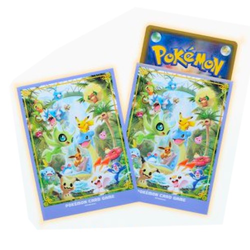 Pokemon Center Singapore Card Sleeves 1st Year Anniversary Artwork