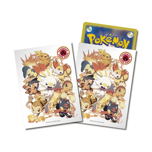 Pokemon Center Japan Card Sleeves Fighters Flame