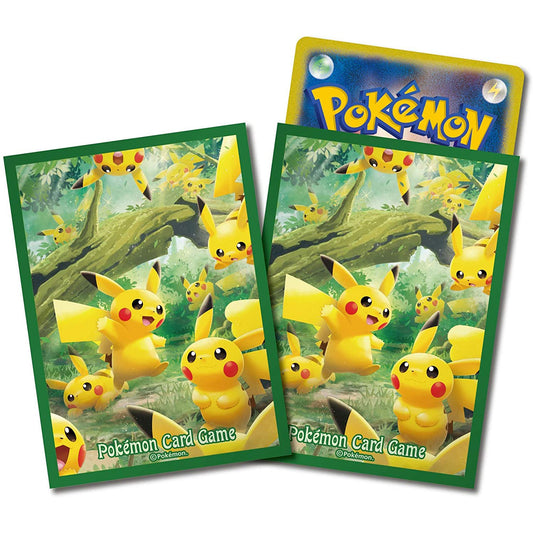 Pokemon Center Japan Card Sleeves Pikachu Forest