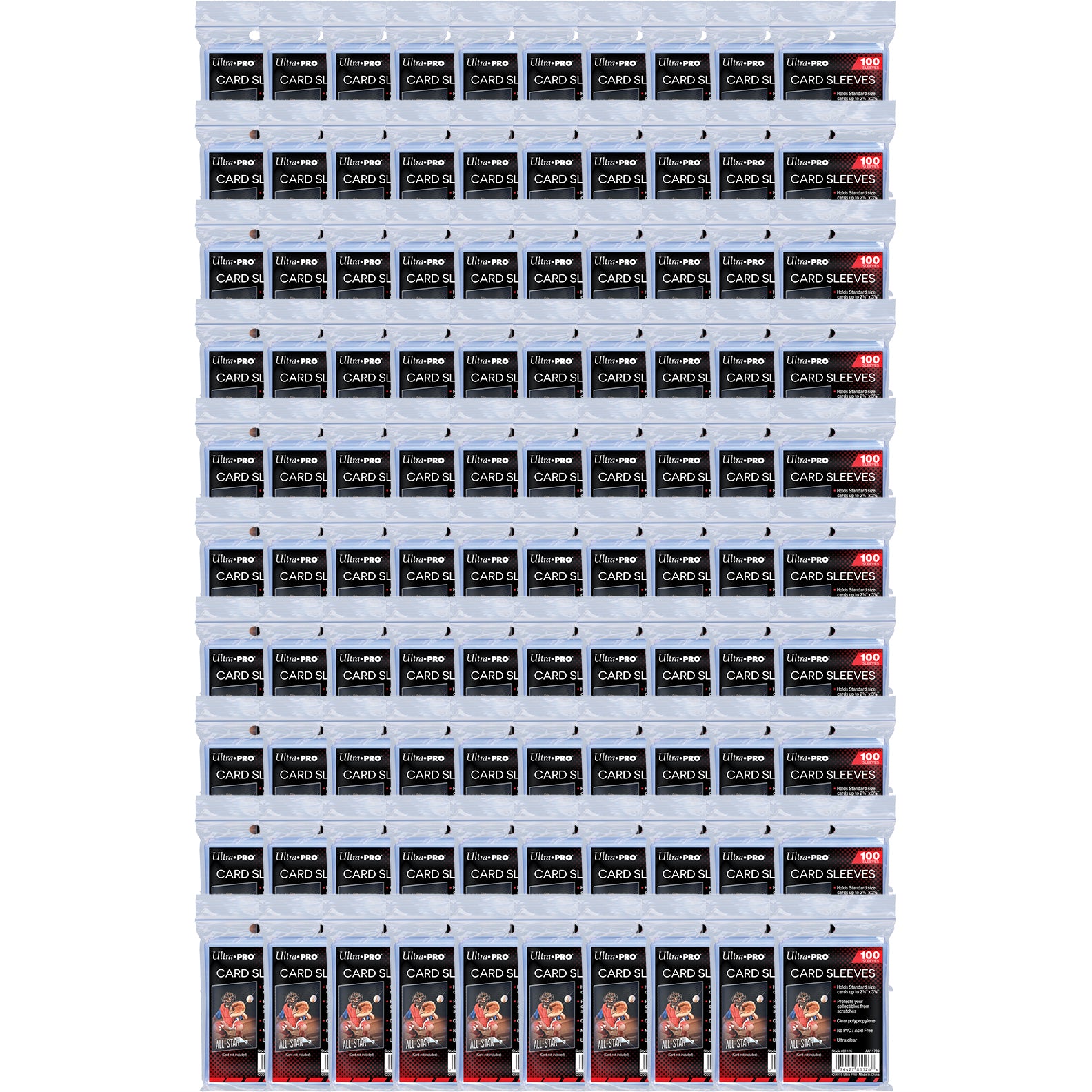 Ultra Pro Card Sleeves Case of 100 Packs