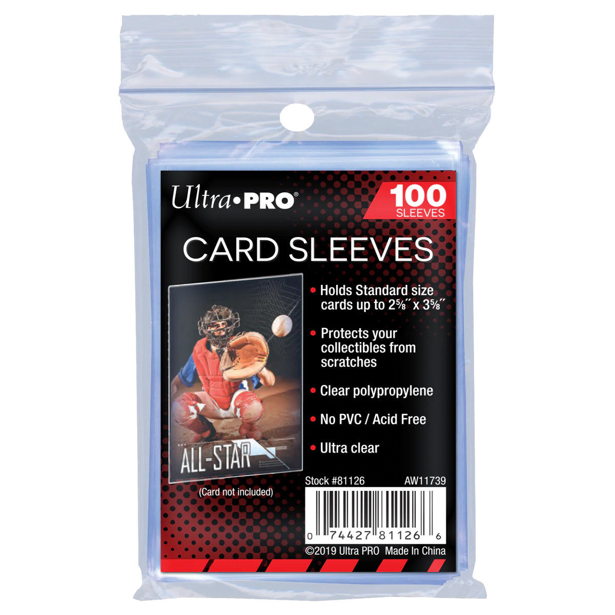 Ultra Pro Card Sleeves Pack of 100