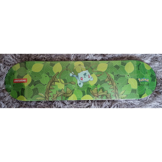 Pokemon Sprayground Bulbasaur Skateboard Deck