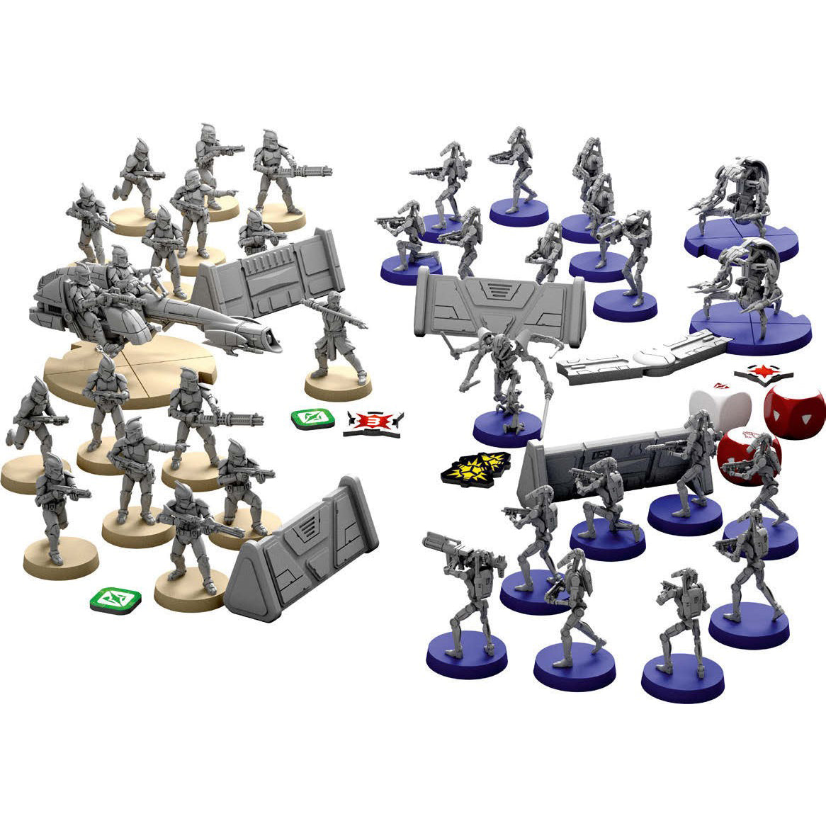 Star Wars Legion Clone Wars Core Set Contents
